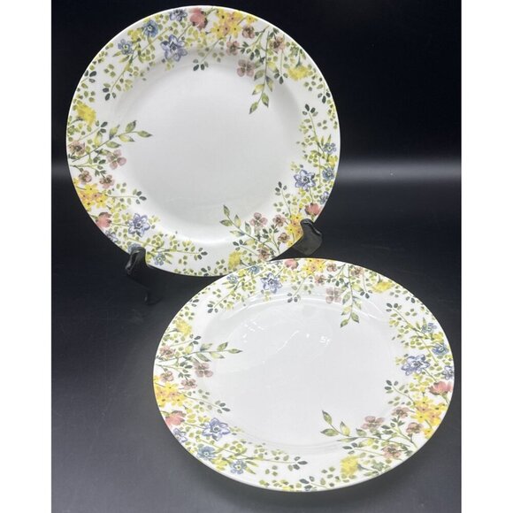 Royal Wessex Spring Floral Round Dinner Plates 10.5” England Set Of 2 - Picture 1 of 6